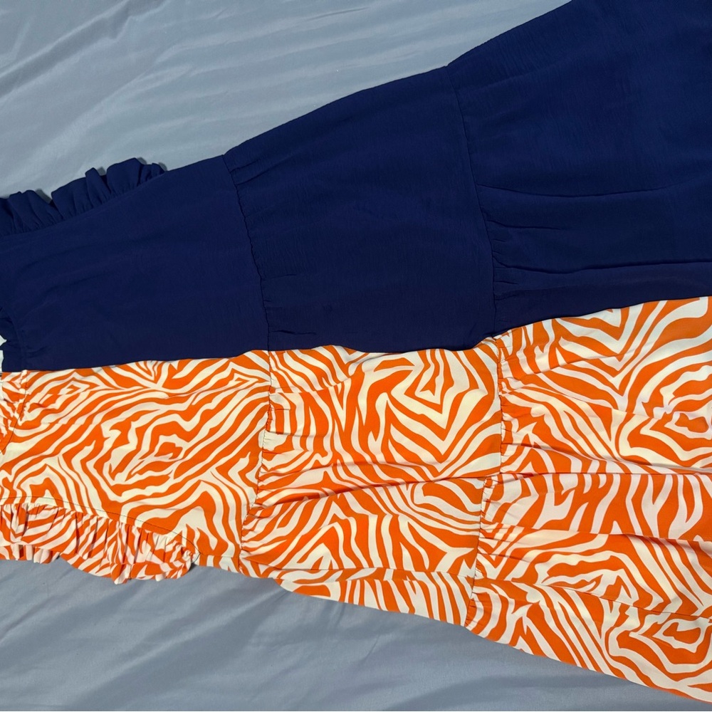 JODIFL Vibrant Zebra Print Dress